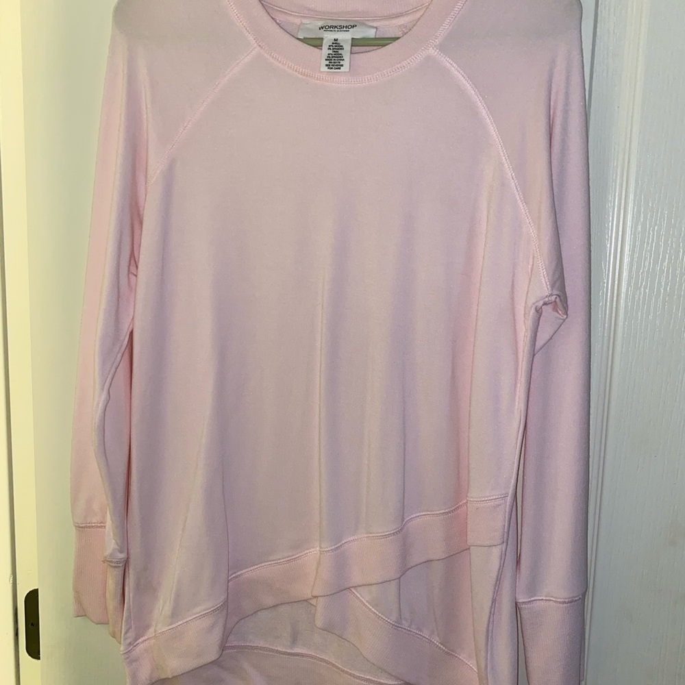 WORKSHOP Republic Pink Crewneck Sweatshirt